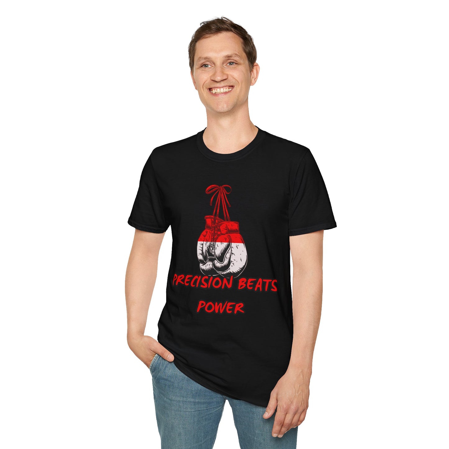 Precision Beats Power t-shirt