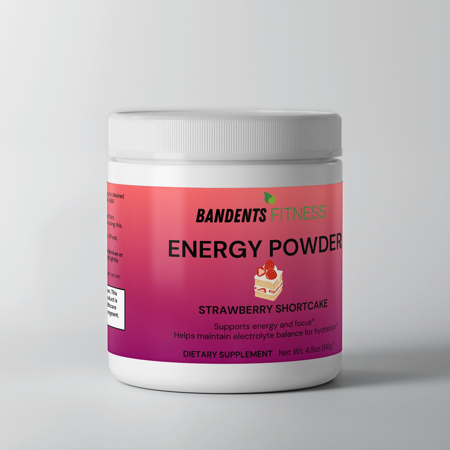 Energy Powder (Strawberry Shortcake)