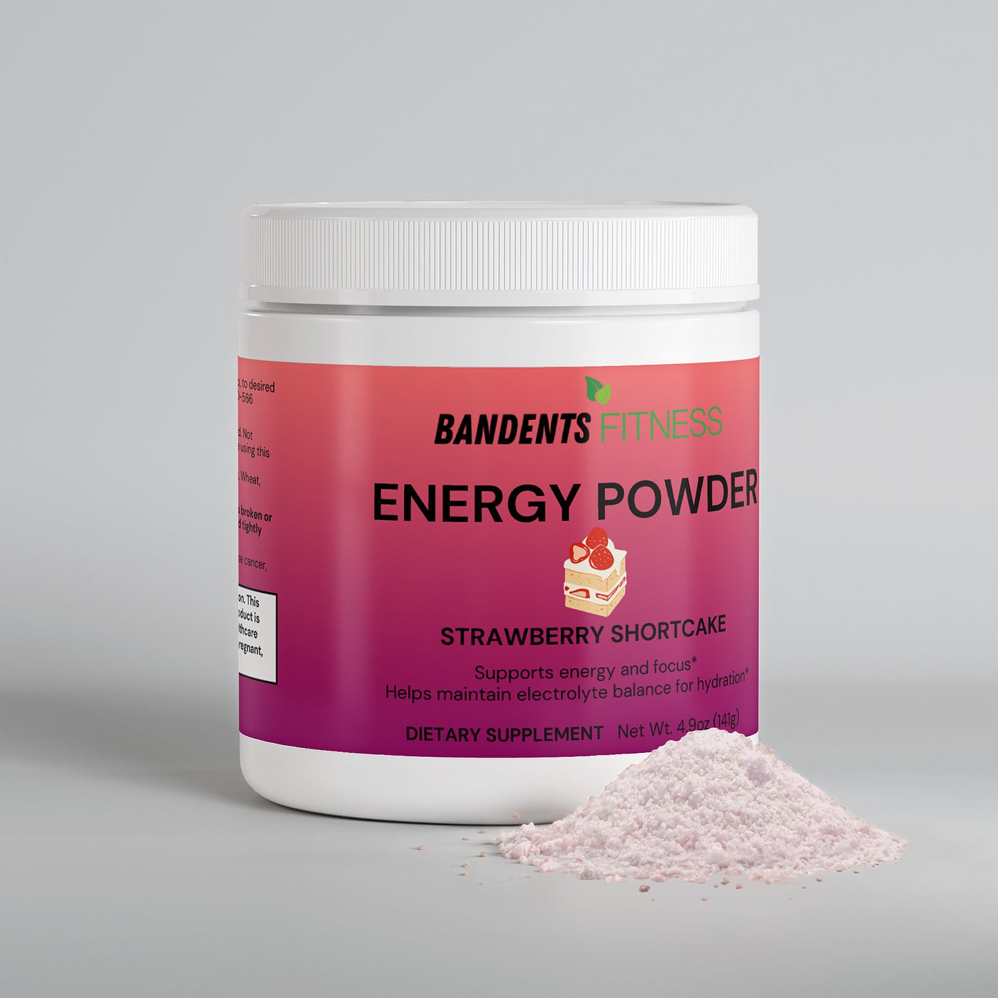 Energy Powder (Strawberry Shortcake)